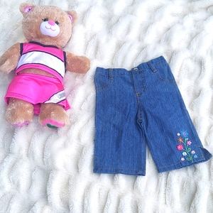 Bon bebe Infants Wide Leg Bluejean Capris Size 12m